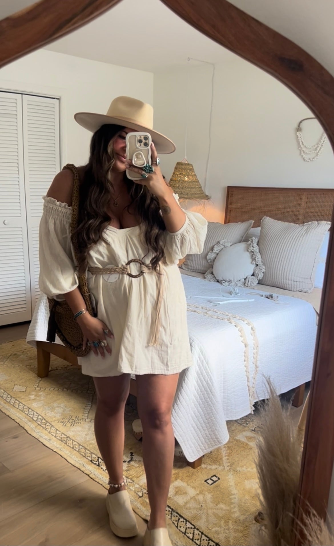 Gauze Tunic Dress