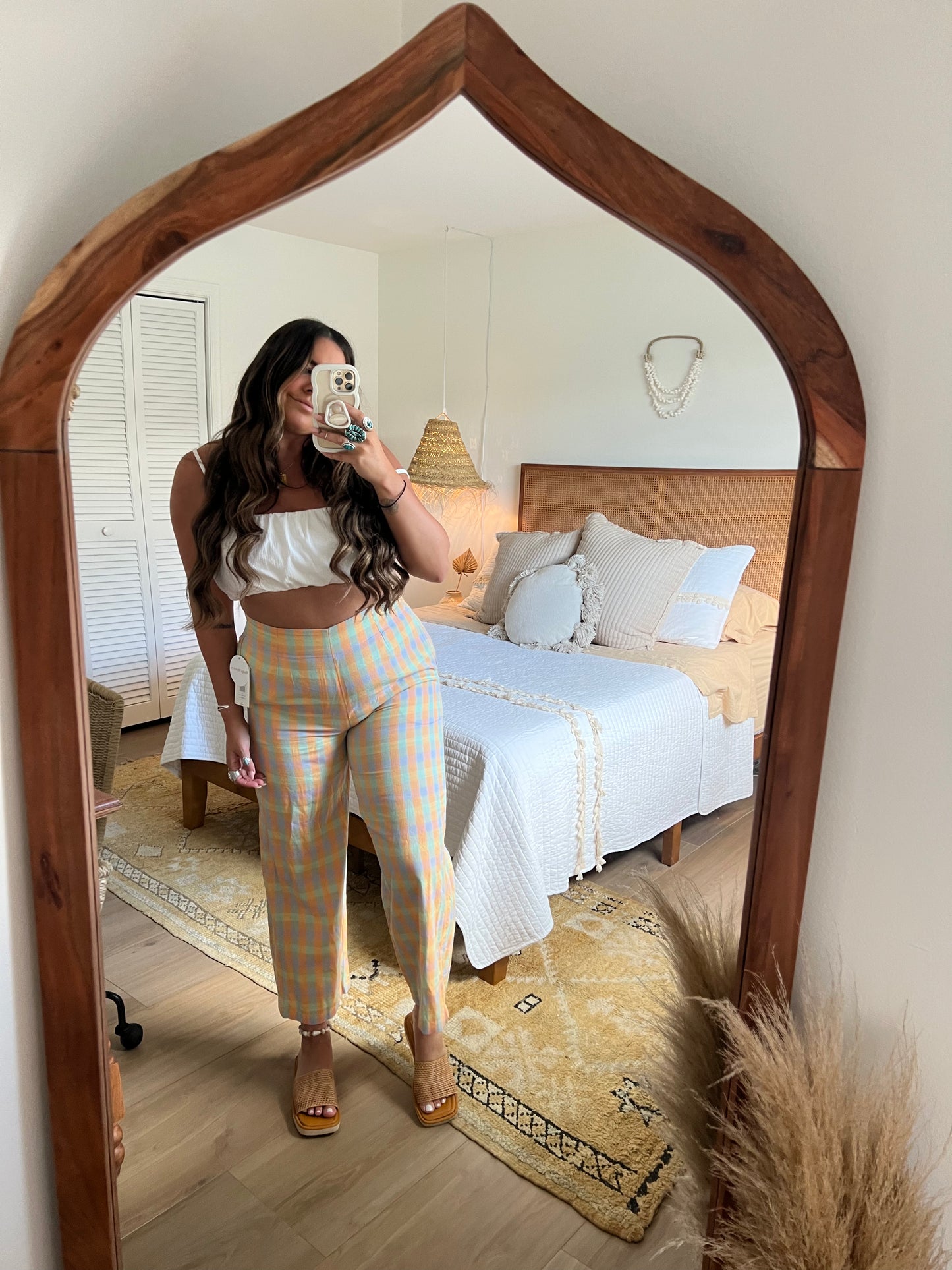 Plaid Beach Pant
