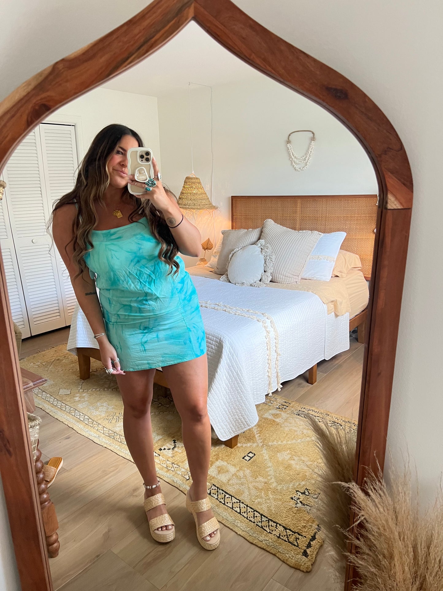 Tie- Dye Shift Dress