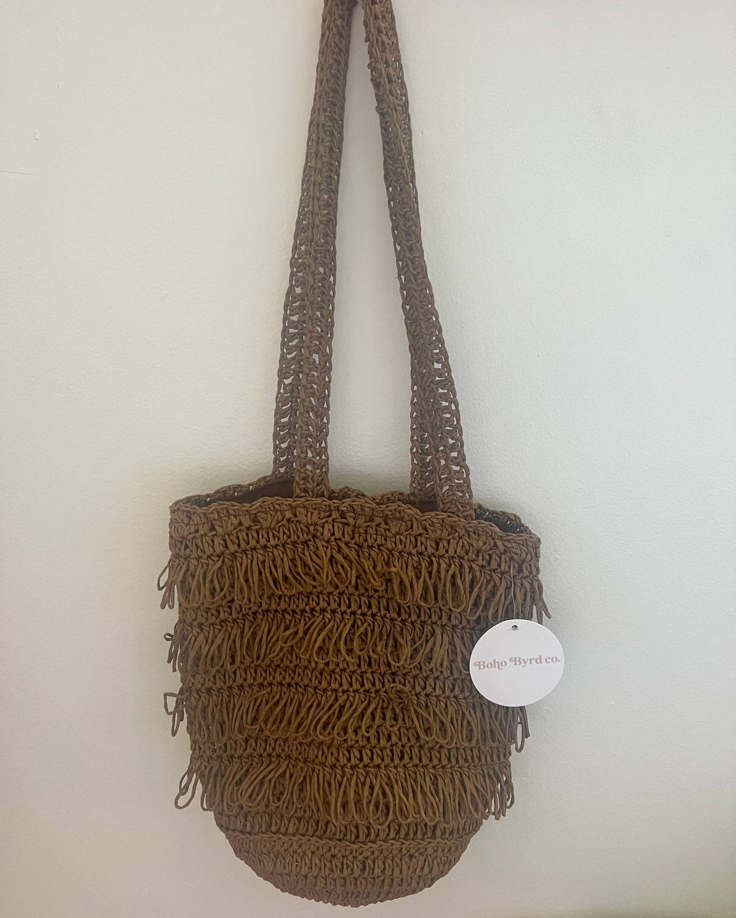 Fringe Straw Bag