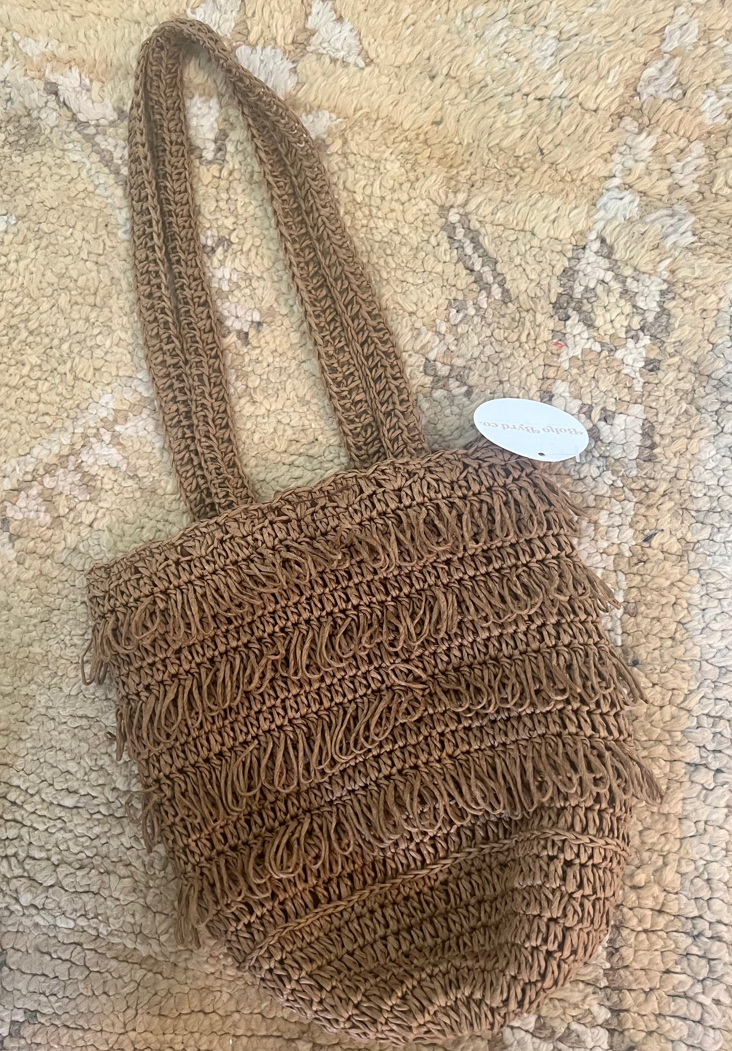 Fringe Straw Bag