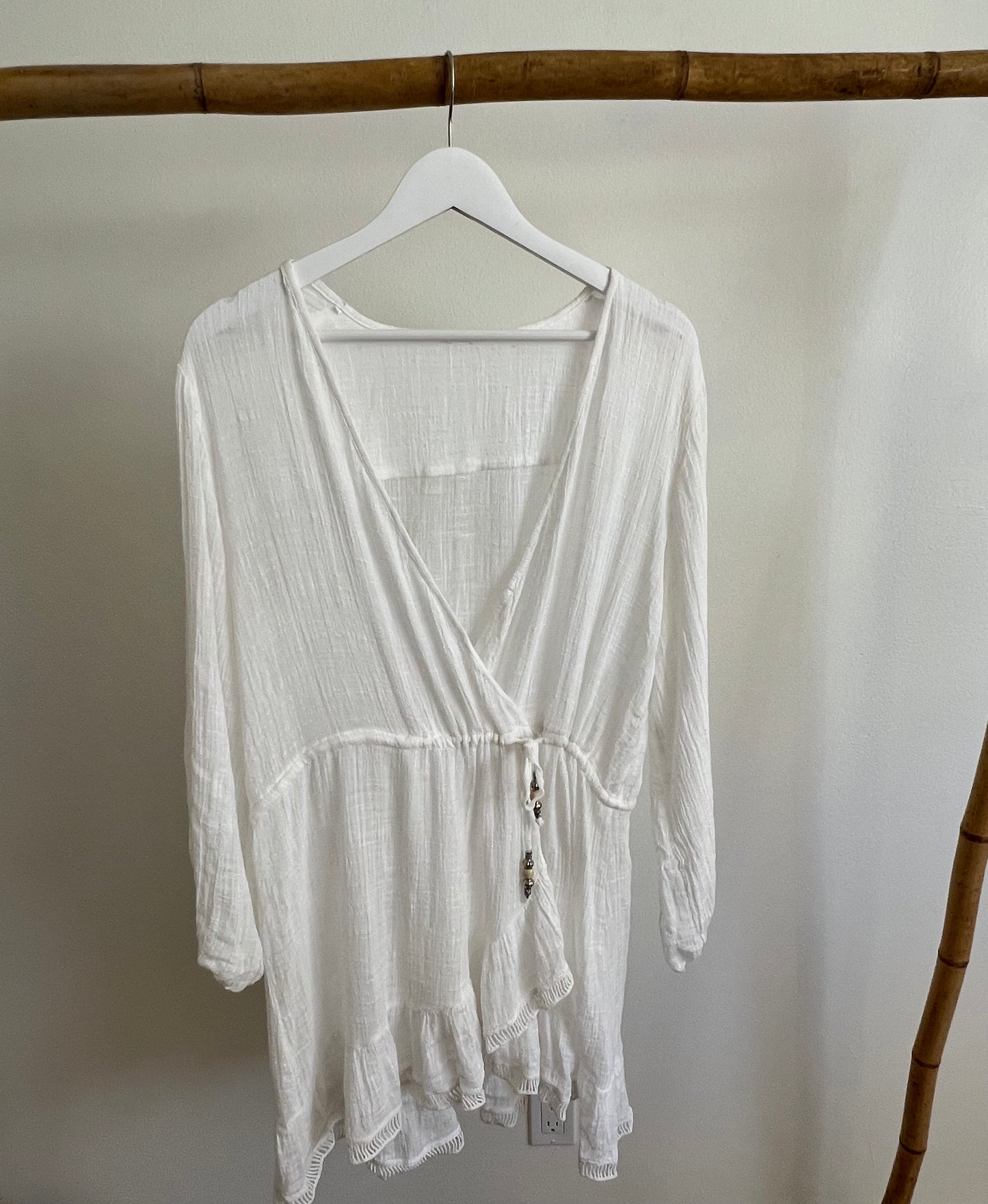 Gauze Mini Dress