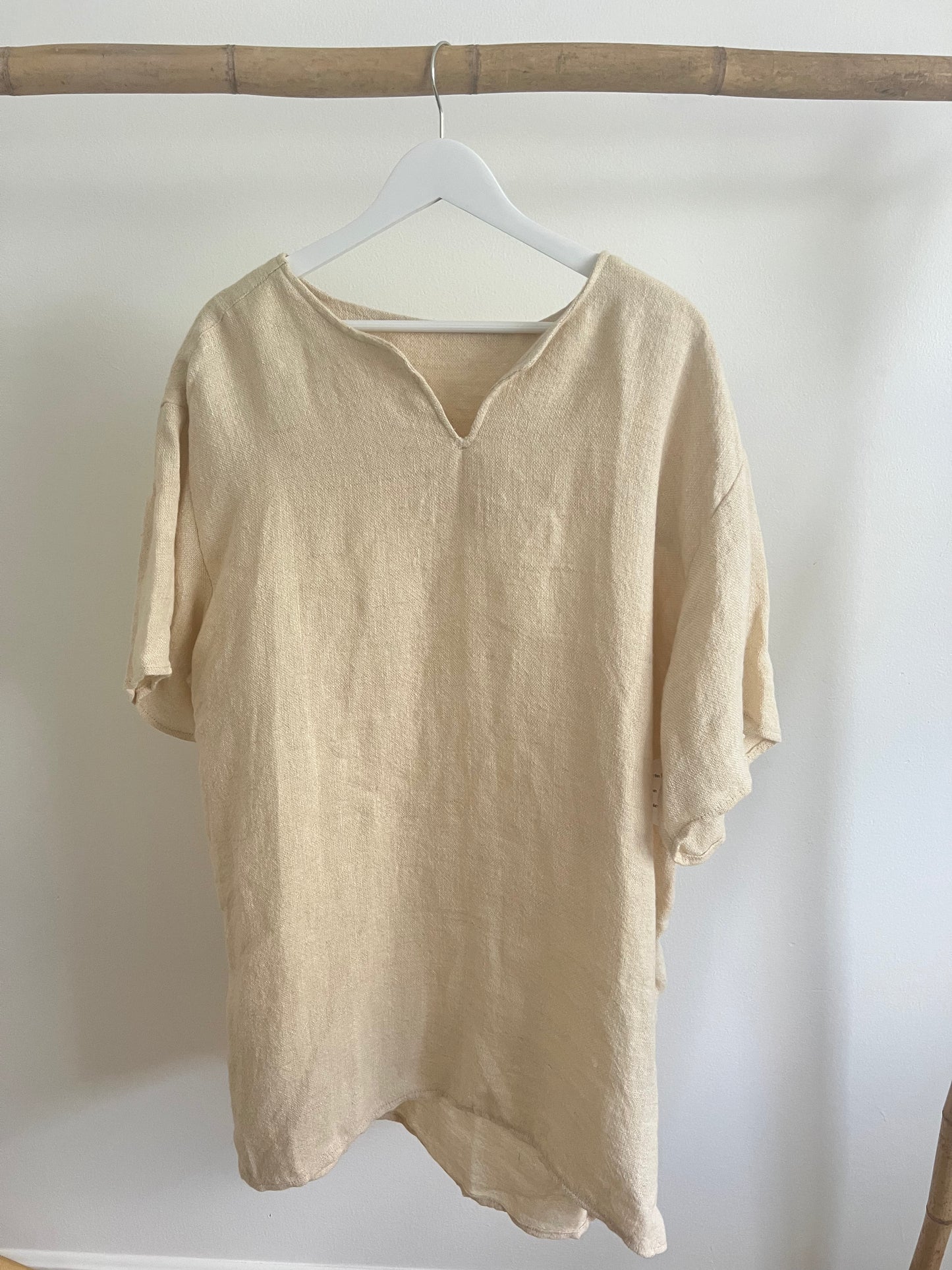 Raw Linen Kaftan
