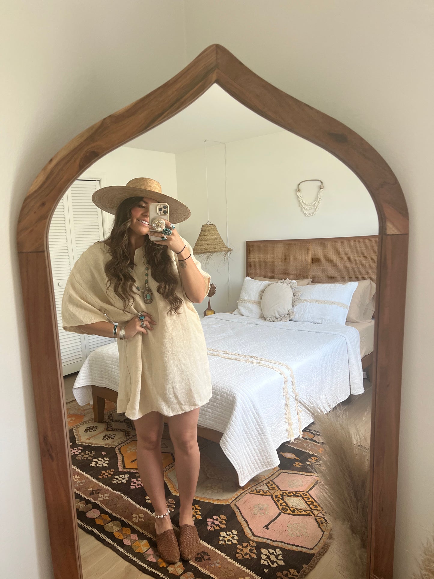 Raw Linen Kaftan