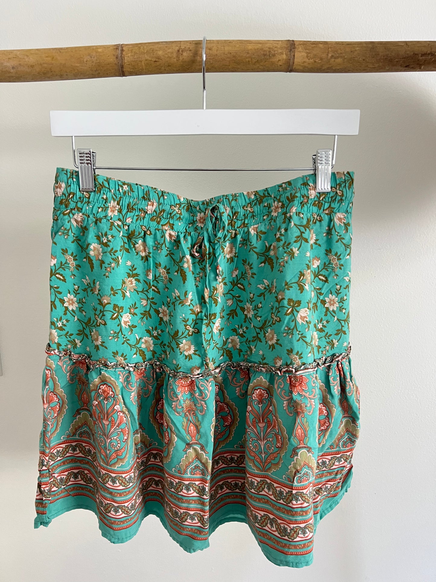 Boho Mini Skirt