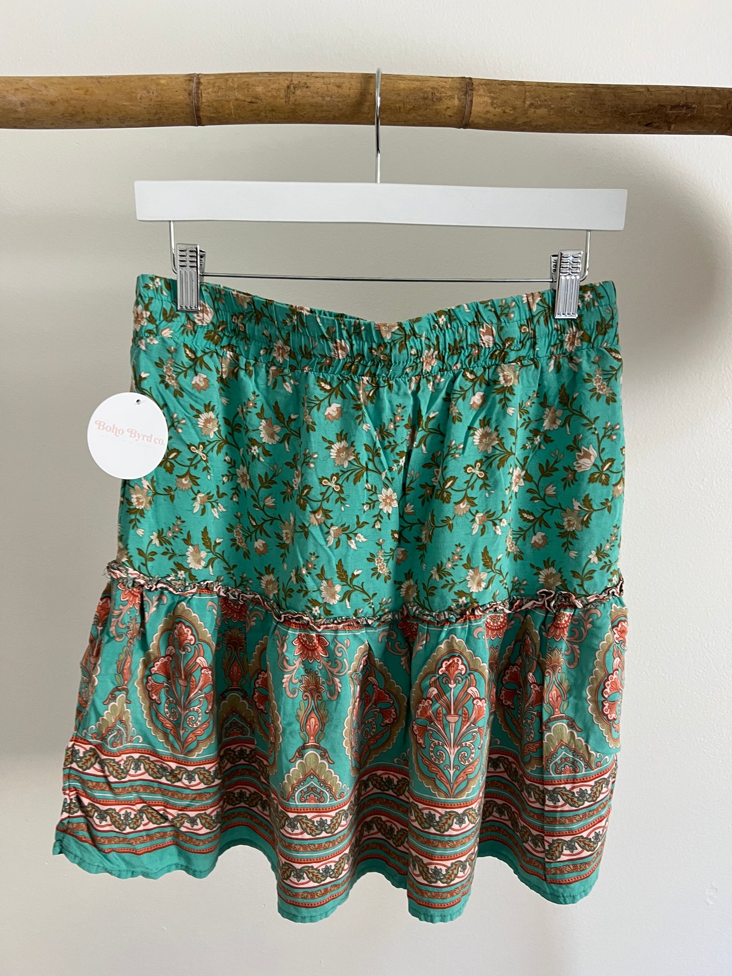 Boho Mini Skirt