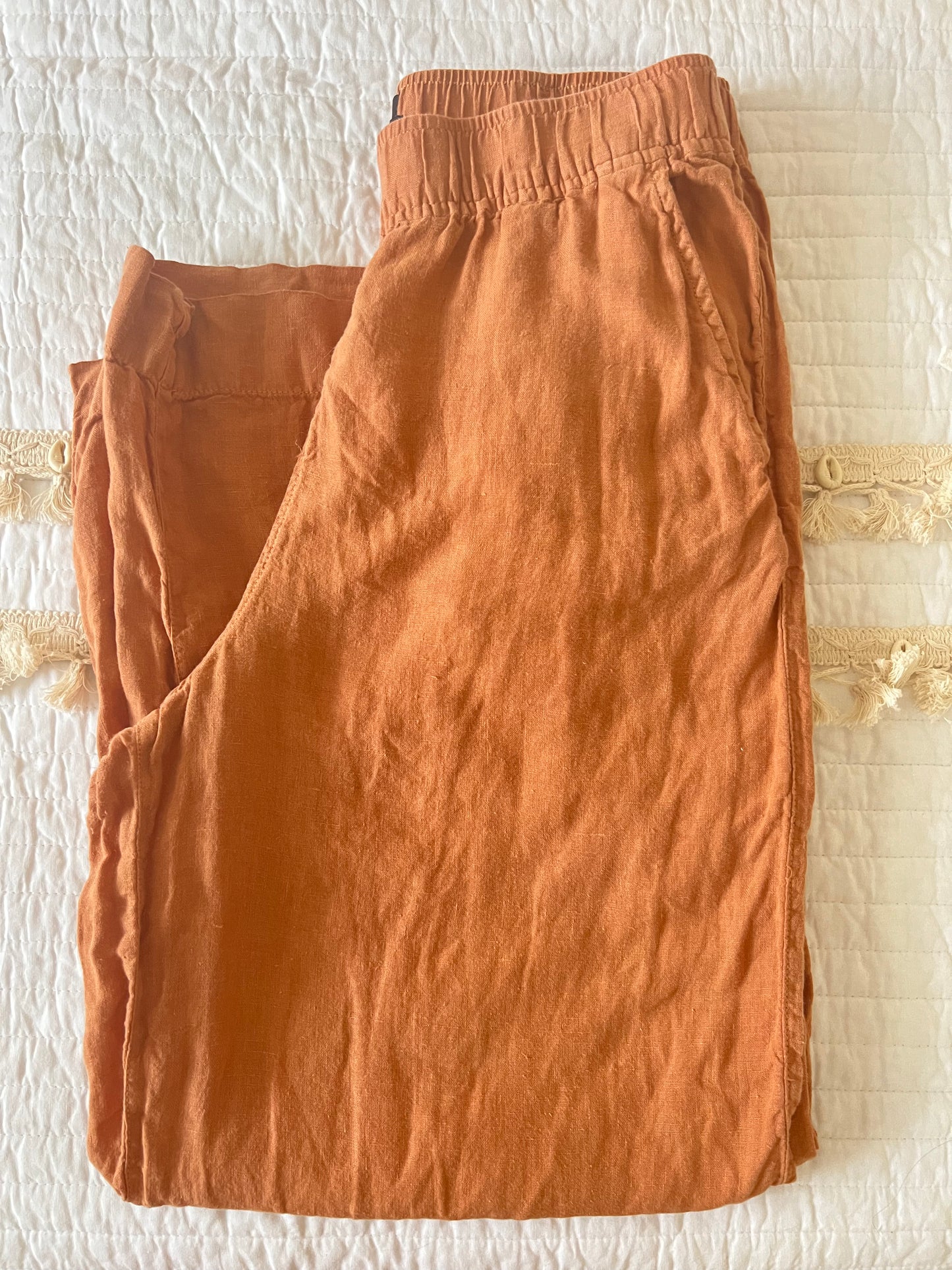 Wide Leg Linen Pant