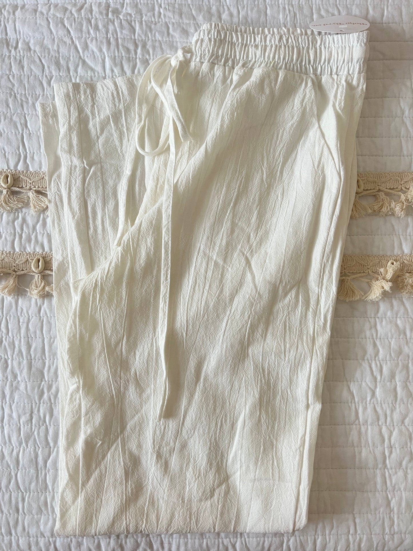 Crinkle Linen Pant