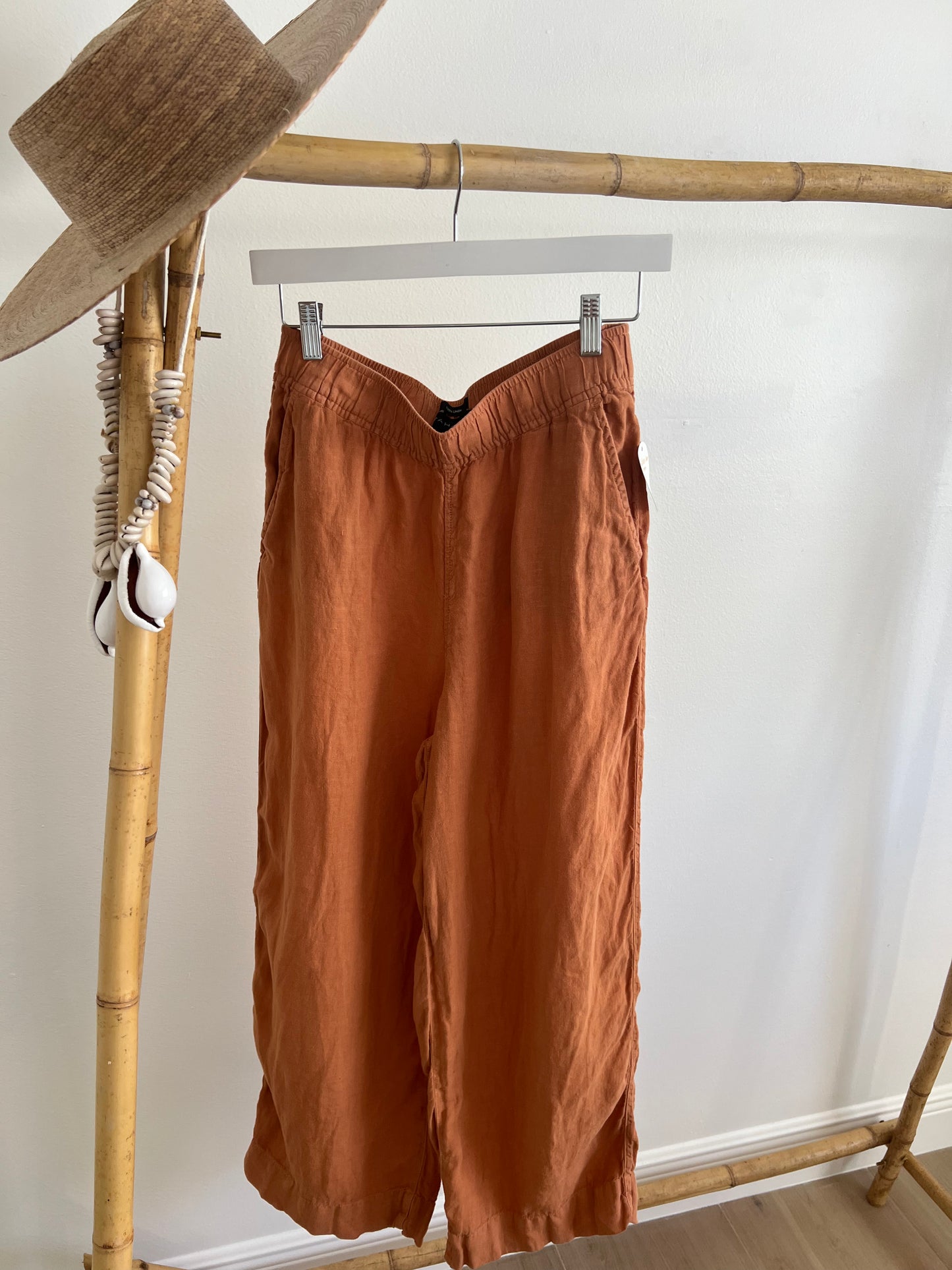 Wide Leg Linen Pant