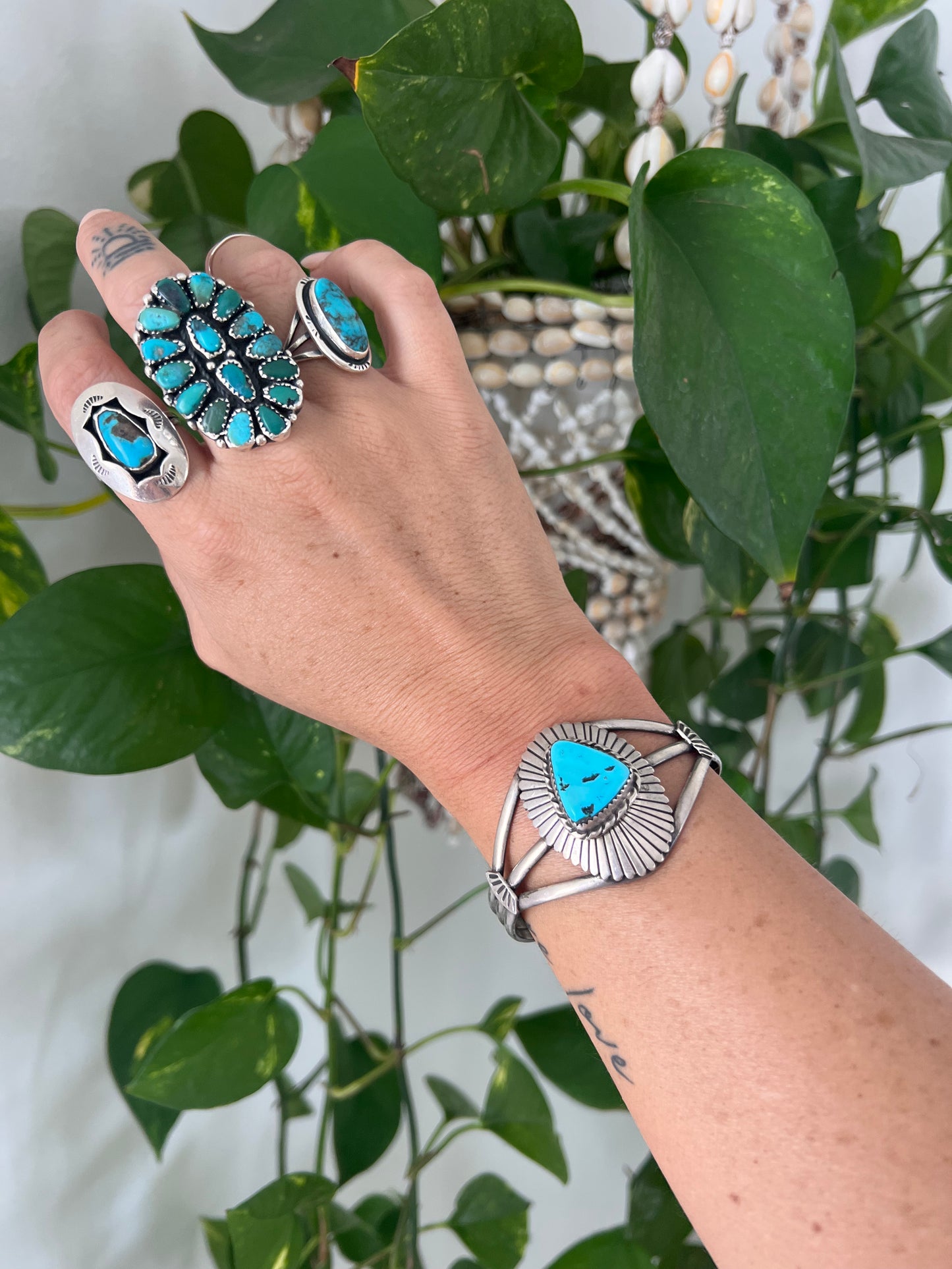 Triangle Concho Cuff