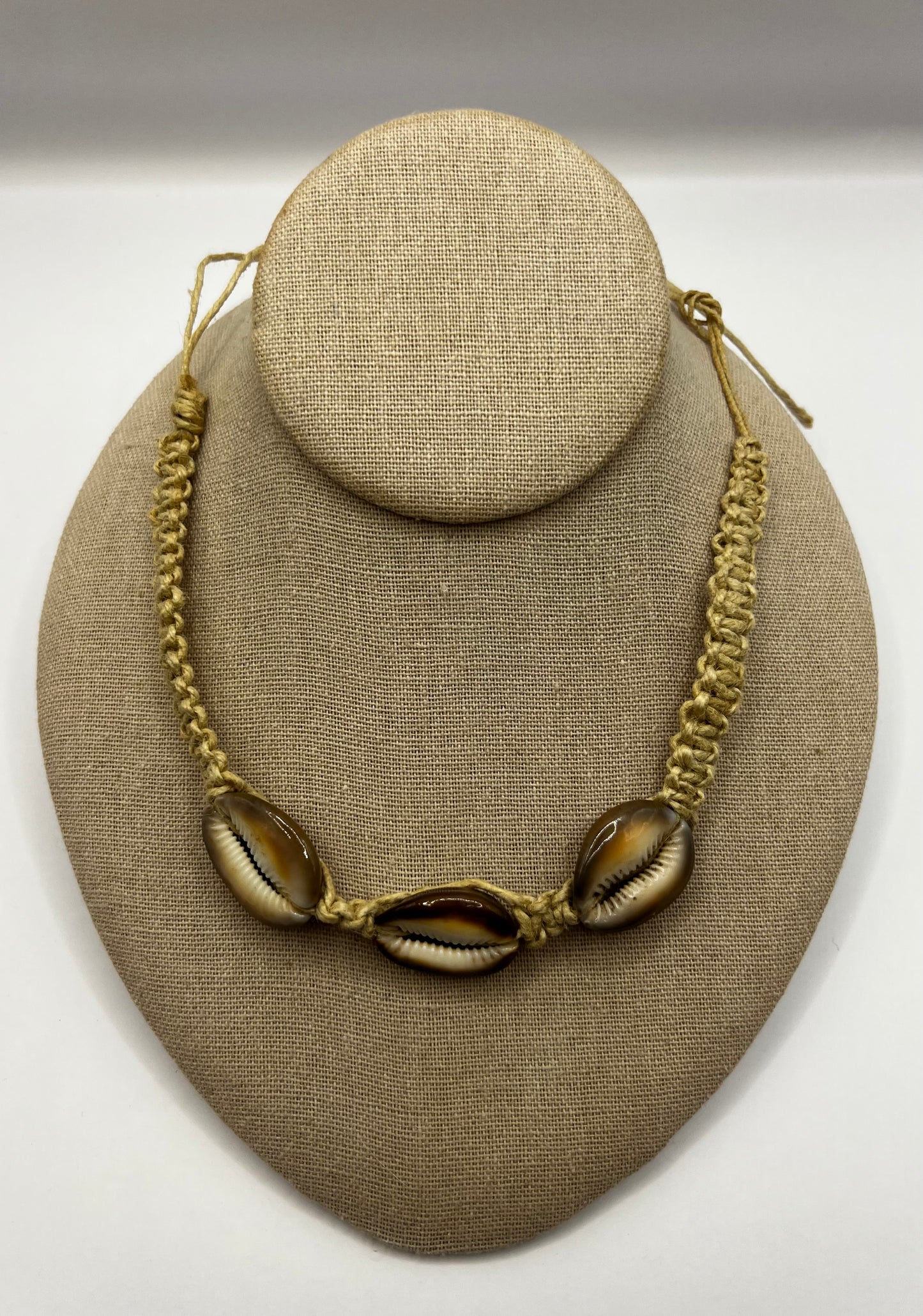 Brown Cowrie Choker