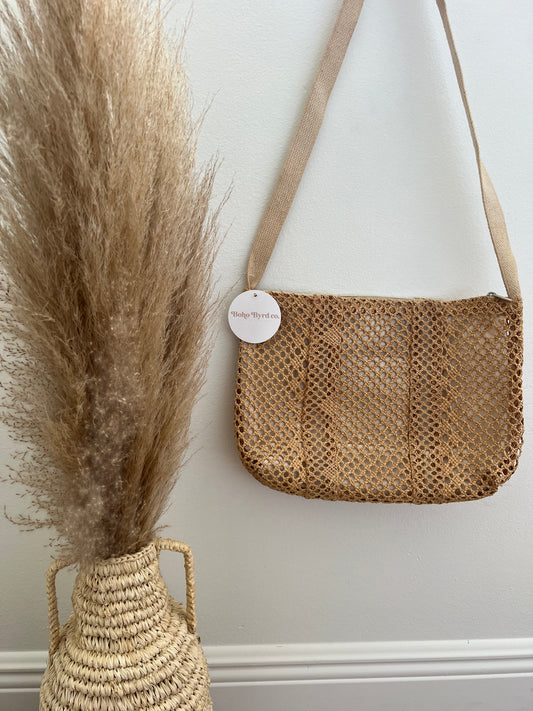 Raffia Crossbody