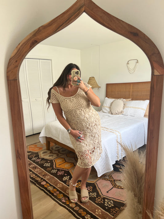 Crochet Midi Dress