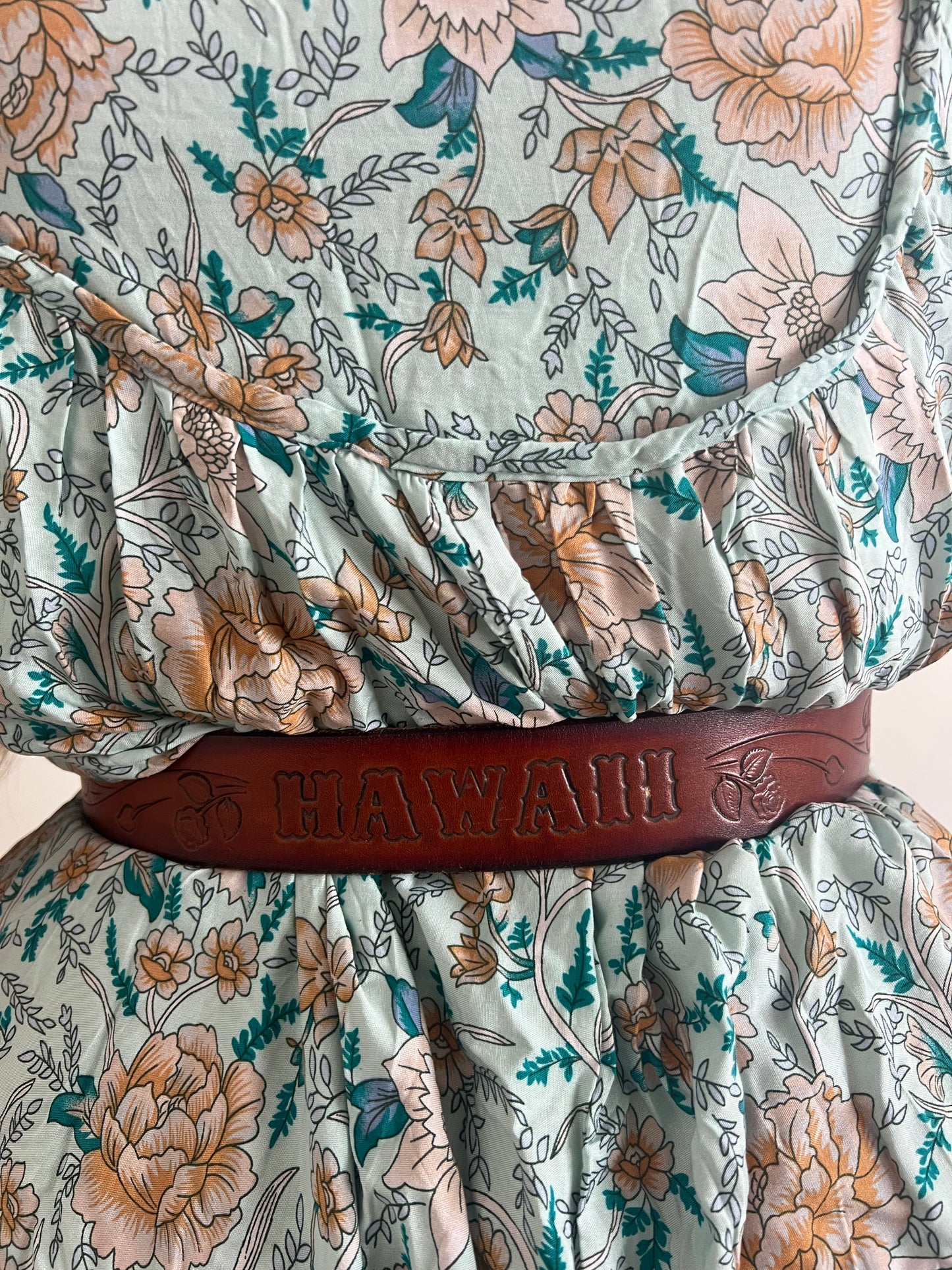 Embossed "Hawaii" Belt