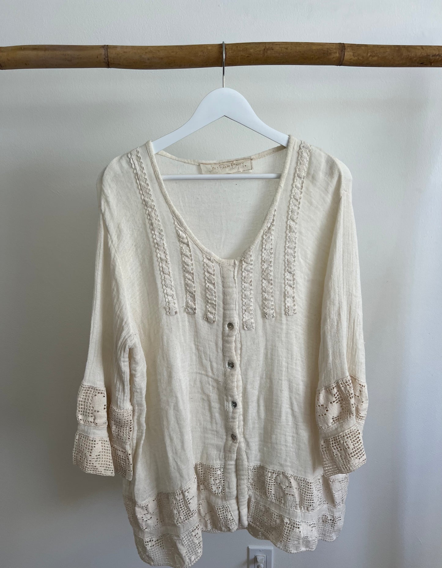 Gauze + Lace Tunic