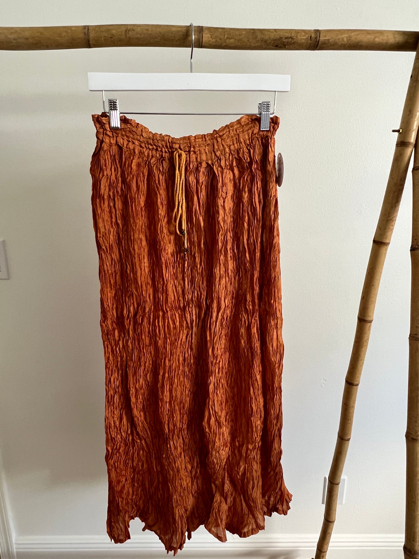 Crinkle Maxi Skirt