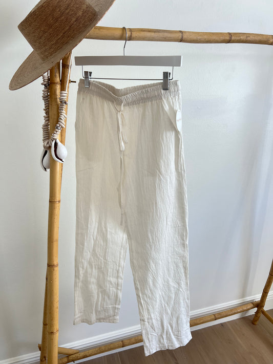 Crinkle Linen Pant