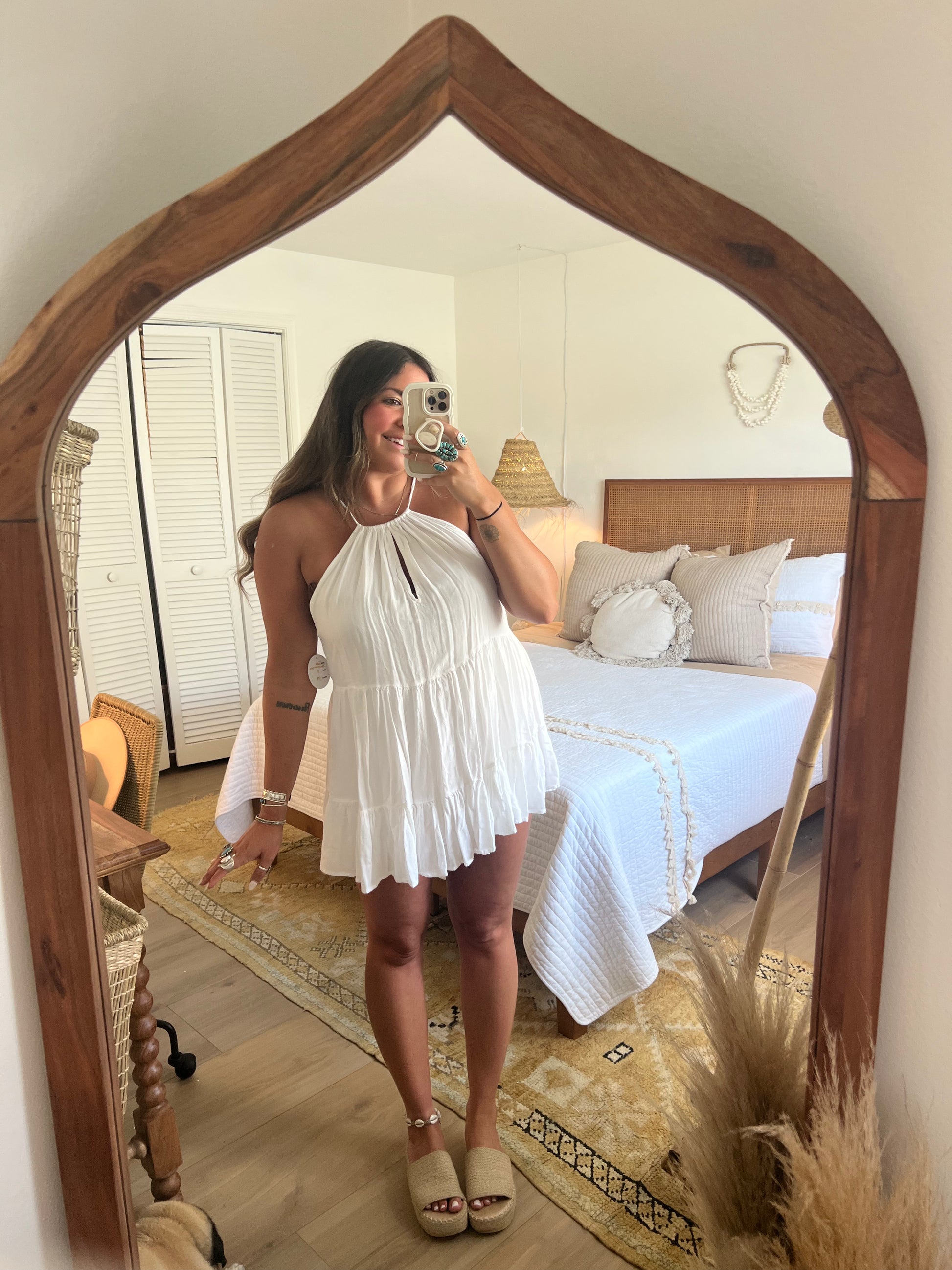 Honeymoon Tiered Mini Dress Honeymoon Tiered Mini Dress
